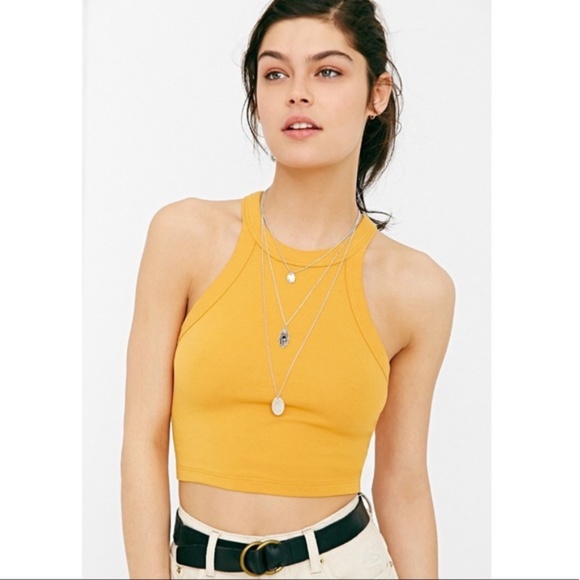 urban outfitters yellow top